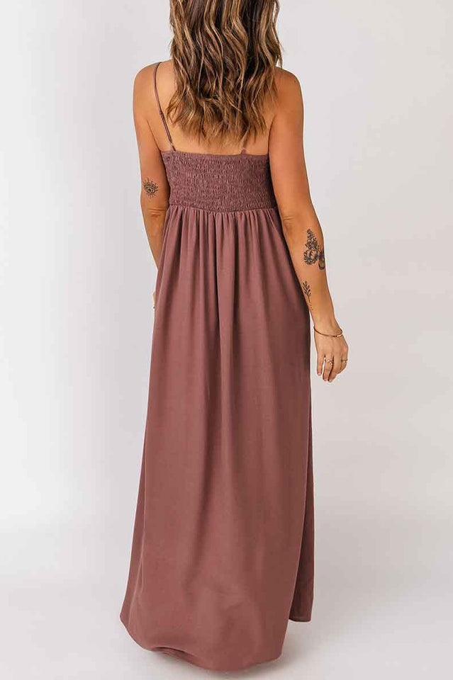 Mauve Boho Maxi Dress | Dress In Beauty