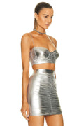 Bauer Ruched Bralette + Riley Skirt Set | Dress In Beauty