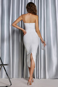 Yvonne Strapless Rhinestone Bandage Dress | Dress In Beauty