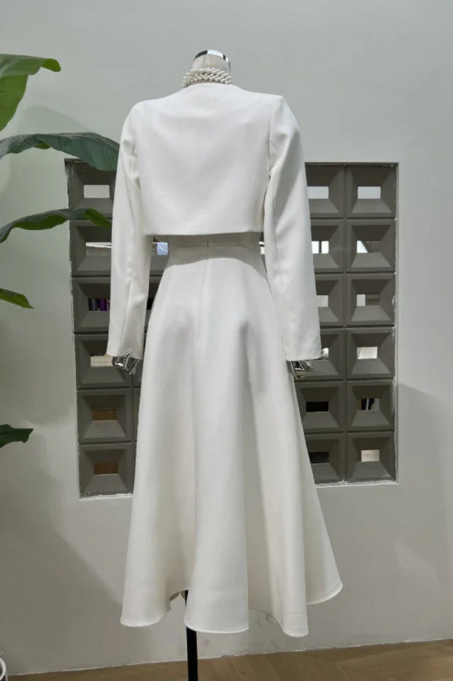 Women's midi dress and jacket set - View 12 | WEUXS