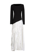 Ismay Paneled Silk & Pleated Satin Maxi Dress | Dress In Beauty