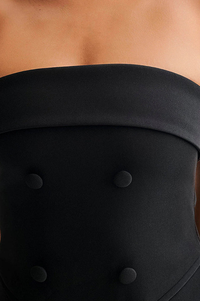 Abbie Strapless Suiting Mini Dress | Dress In Beauty