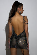 Nancy Glitter Mini Dress | Dress In Beauty