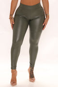 Liliana Faux Leather Leggings | Dress In Beauty