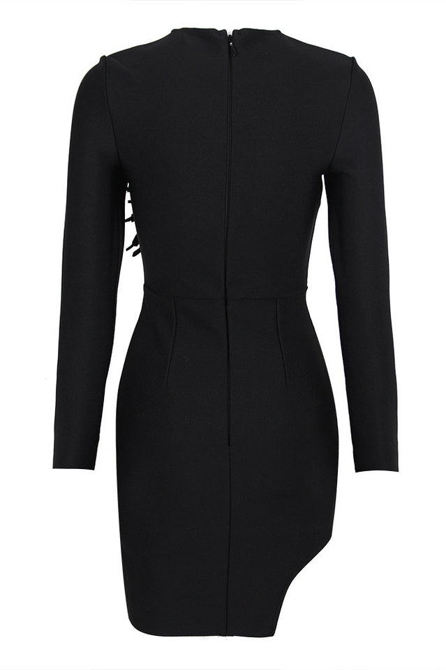 Hera Long Sleeve Embellished Bandage Dress | Dress In Beauty