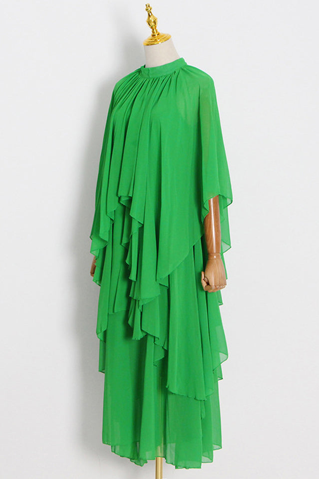 Layered Silk-Georgette Gown | Dress In Beauty