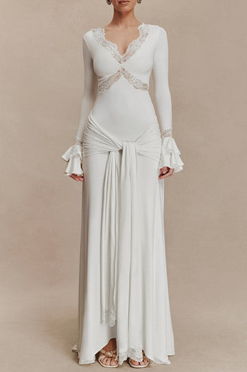 Electra Slinky Lace Maxi Dress | Dress In Beauty