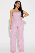 Lets Sparkle On Sequin Jumpsuit | Dress In Beauty