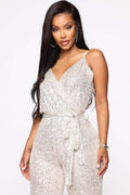 Can't Hide The Shine Sequin Jumpsuit | Dress In Beauty