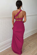 Viera Hollow Backless Split Dress Set | Dress In Beauty
