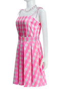 Barbie Movie Margot Pink Plaid Check Dress | Dress In Beauty