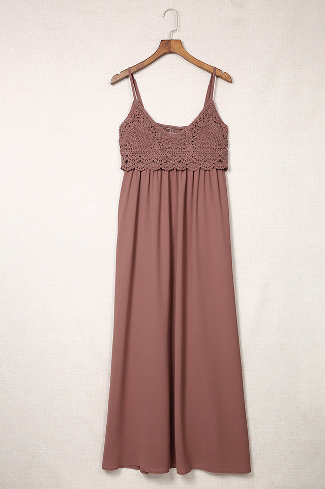 Mauve Boho Maxi Dress | Dress In Beauty