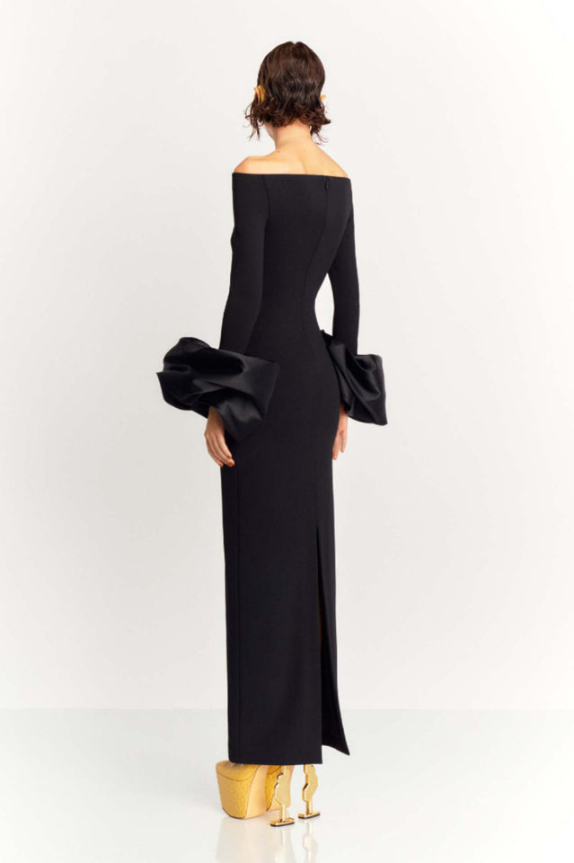 Talia Oversized-Cuffs Gown | Dress In Beauty