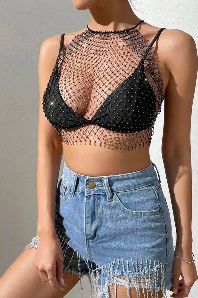 Hand-Woven Fishing Net Cover Up | Dress In Beauty