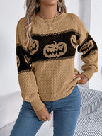 Festive Pumpkin Patch Knit Sweater - View 7 | WEUXS