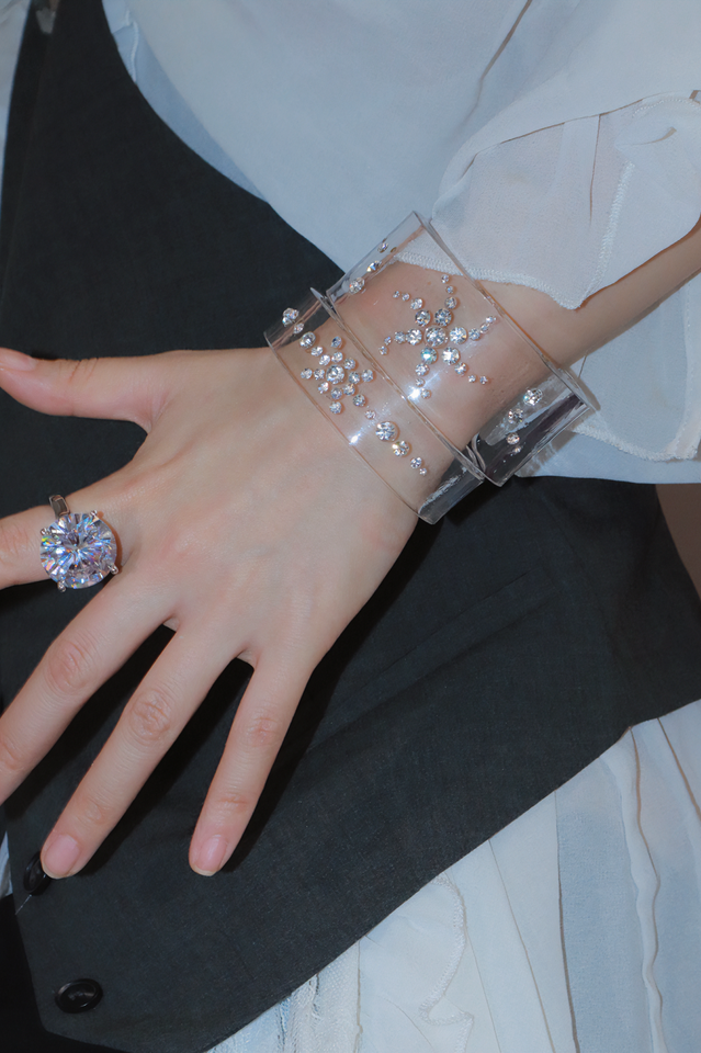 Handmade Acrylic Crystal Bracelet | Dress In Beauty