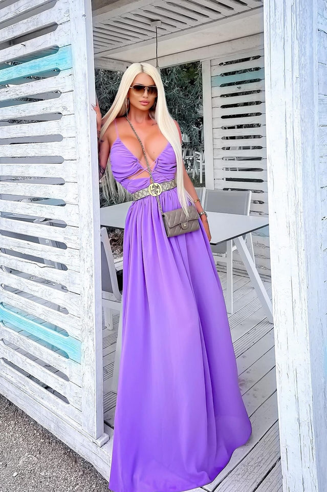 Ruched Cutout Maxi Dress | Dress In Beauty