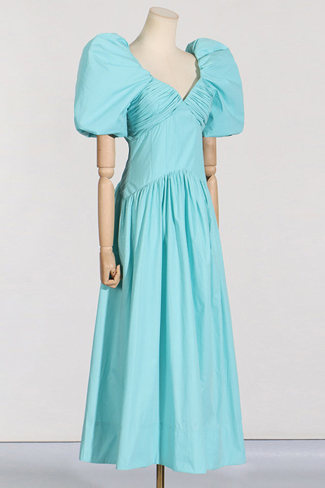 Gabrielle Puff Sleeve Midi Dress | Dress In Beauty