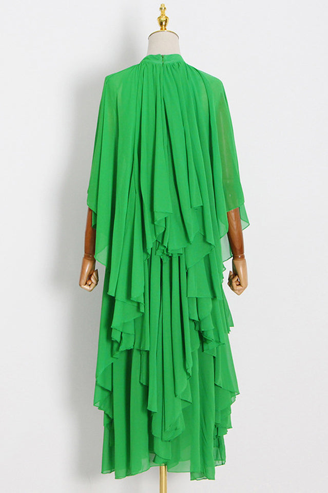 Layered Silk-Georgette Gown | Dress In Beauty