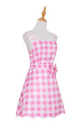 Barbie Movie Margot Pink Plaid Check Dress | Dress In Beauty