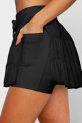 High Waist Plain Mesh Skort | Dress In Beauty