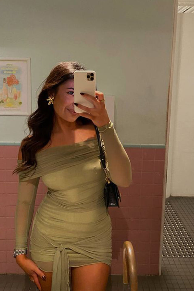 Yasmin Off Shoulder Mini Dress | Dress In Beauty