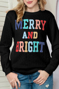 Merry & Bright Quilted Sweatshirt | Dress In Beauty