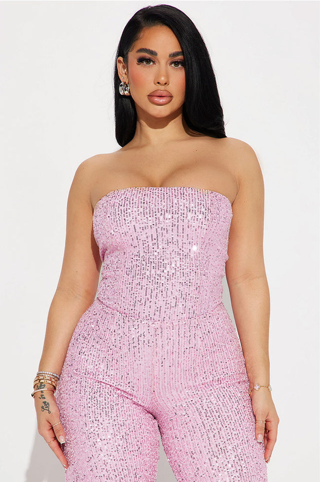 Lets Sparkle On Sequin Jumpsuit | Dress In Beauty