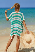Multicolored Stripe V Neck Cover Up | Dress In Beauty