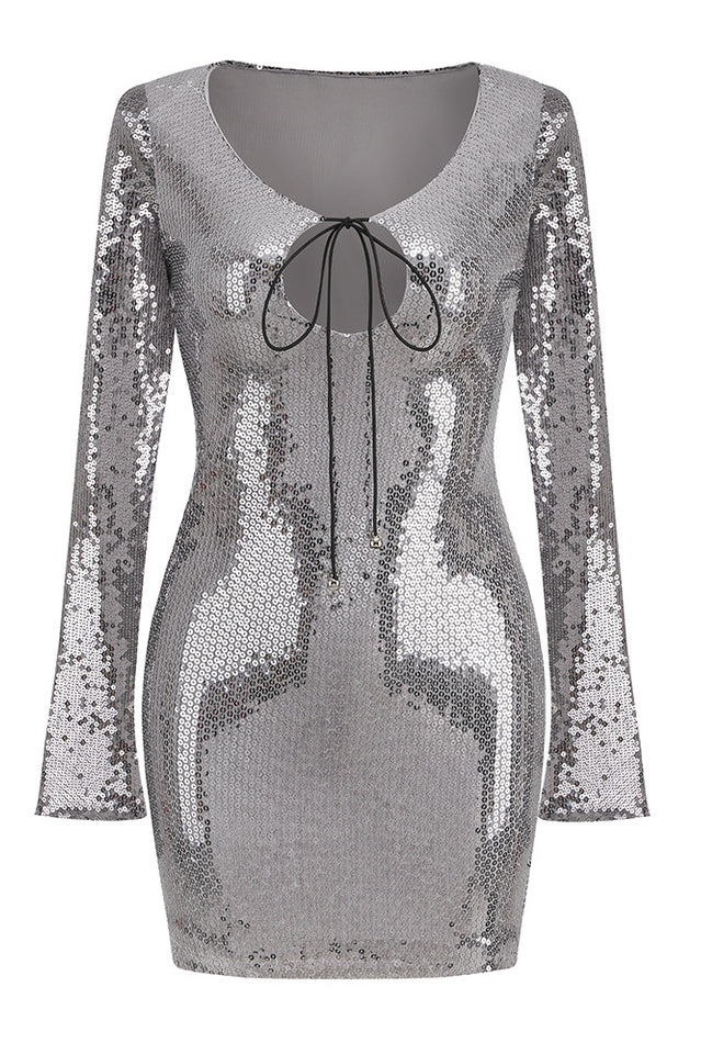 Solaria Sequined Tulle Mini Dress | Dress In Beauty