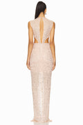 Crystal Embellished Cut Out Gown | Dress In Beauty