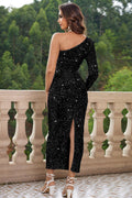 One Shoulder Sequin Bodycon Dress | Dress In Beauty