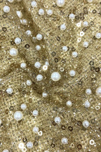 Lainey Pearls Beaded Maxi Dress - View 6 | WEUXS