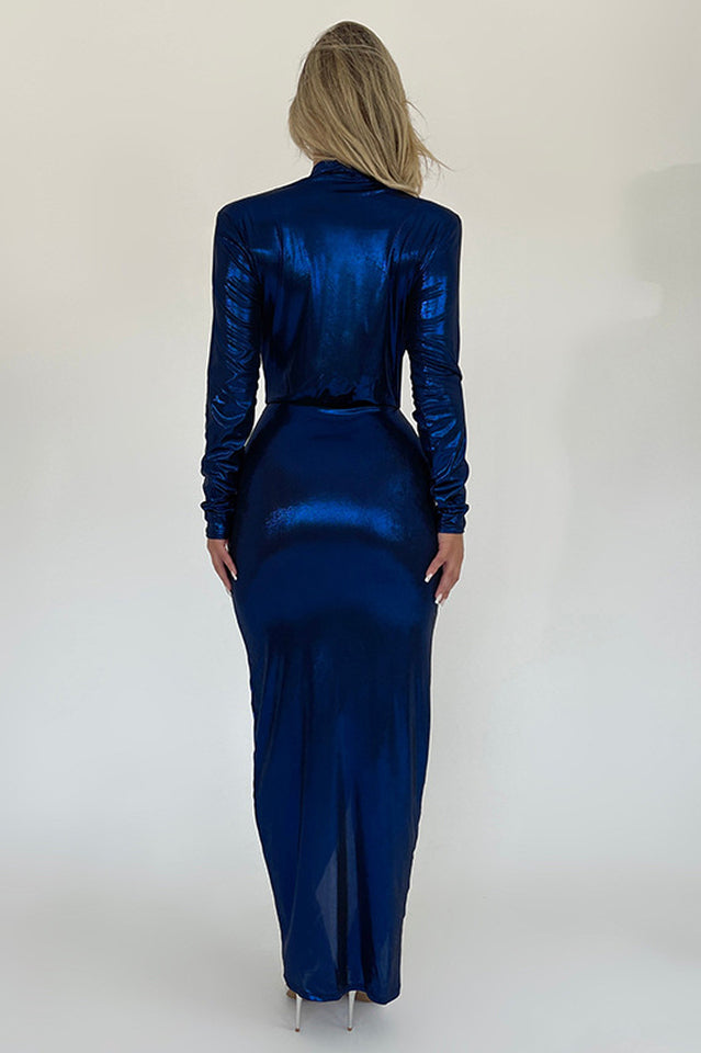 Juliette Metallic Tie Front Dress | Dress In Beauty