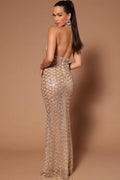 Lunia Sequin Backless Maxi Dress | Dress In Beauty