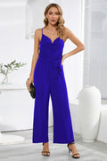Sleeveless Tie-Waist Jumpsuit | Dress In Beauty