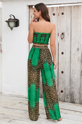 Crimped Top-Pant Printed 2pc Set | Dress In Beauty