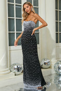 Perla Strapless Pearl Beaded Maxi Dress | Dress In Beauty