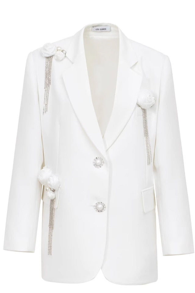 In Bloom Floral-appliqué Blazer | Dress In Beauty