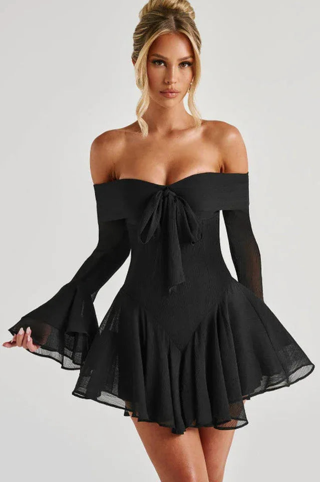Ruffled Chiffon Playsuit - View 7 | WEUXS