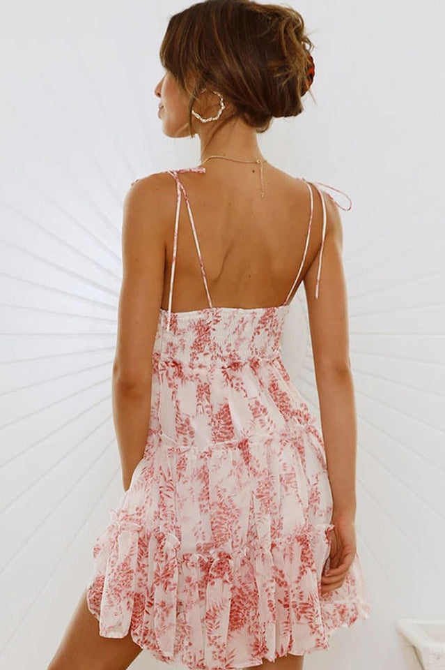 Floral Ruffled Mini Dress | Dress In Beauty