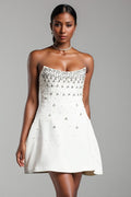 Strapless Crystal A Line Dress | Dress In Beauty