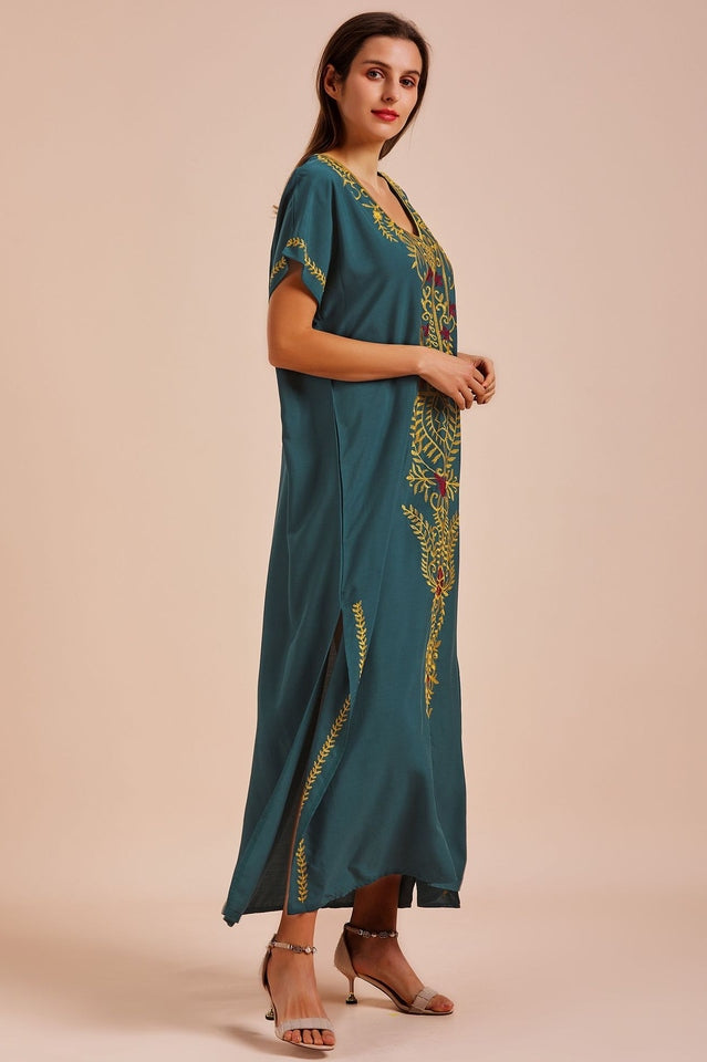 Boho Print Slit Dress | Dress In Beauty