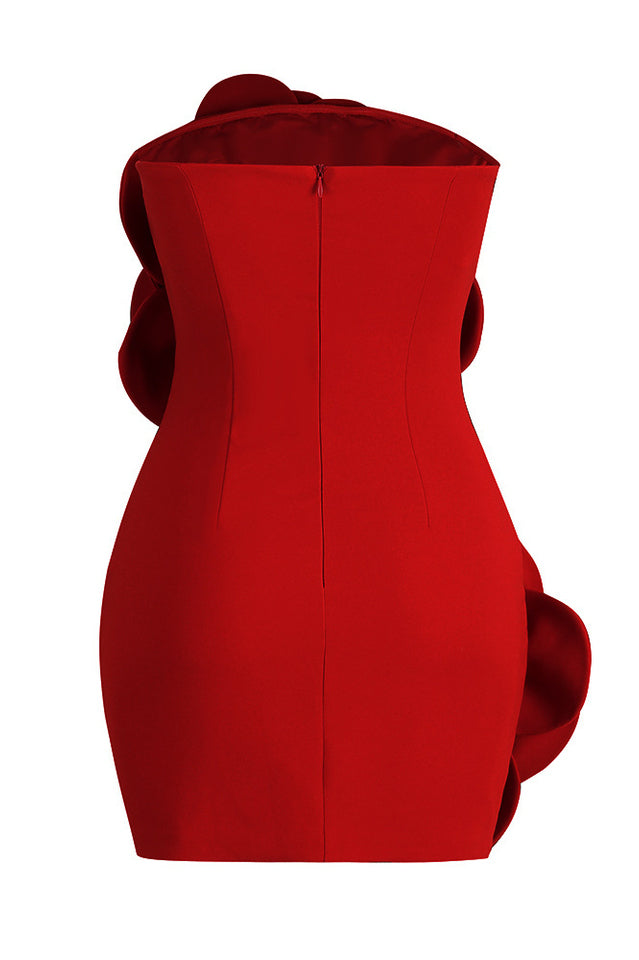 Sarrili 3D Floral Corset Mini Dress | Dress In Beauty