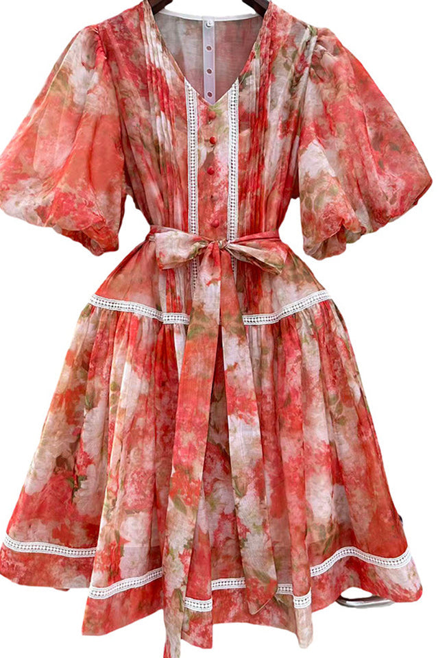 Tama Floral Print Mini Dress | Dress In Beauty