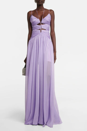 Ruched Cutout Maxi Dress | Dress In Beauty