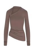 SKIMS Asymmetric Long Sleeve Top | Dress In Beauty