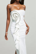 Yvonne Strapless Rhinestone Bandage Dress | Dress In Beauty