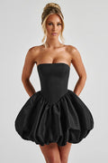 Strapless Bow Puff Mini Dress | Dress In Beauty