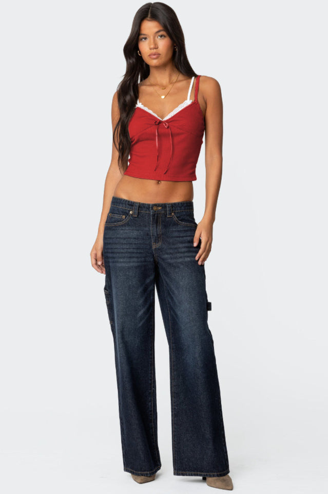 Lacey Layered Tank Top | Dress In Beauty